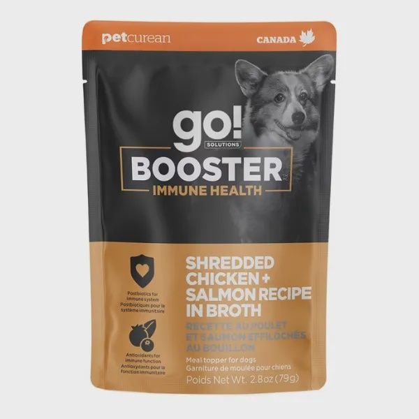 Go! Immune Booster - Shredded Chicken &amp; Salmon in Broth