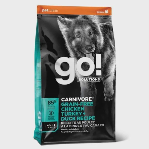Go! Carnivore - Grain-Free Adult - Chicken, Turkey &amp; Duck, Size: 3.5lb