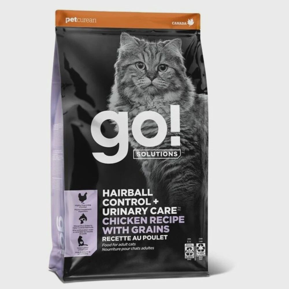 Go! Hairball &amp; Urinary Care - Chicken with Grains, Size: 3lb