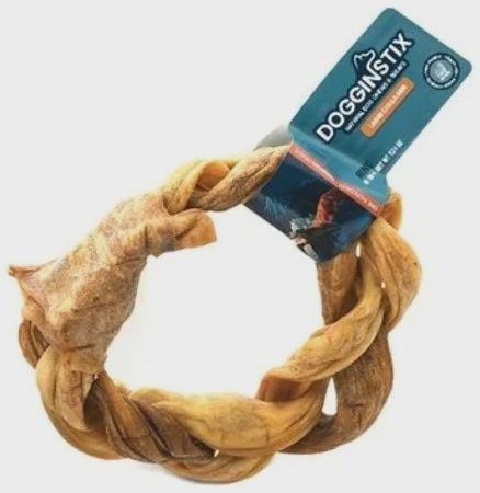 Dogginstix - Braided Lamb Collagen Ring