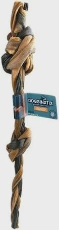 Dogginstix - Braided Lamb Collagen Double Knots