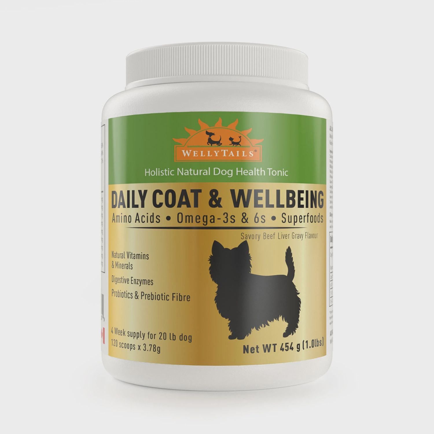 Welly Tails - Daily Coat &amp; Wellbeing - Small Breed