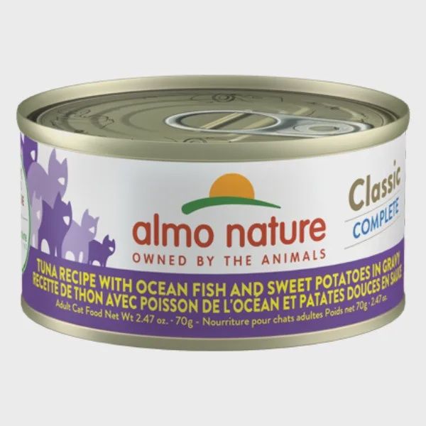 Almo Nature - Classic Complete - Tuna with Ocean Fish and Sweet Potato in Gravy