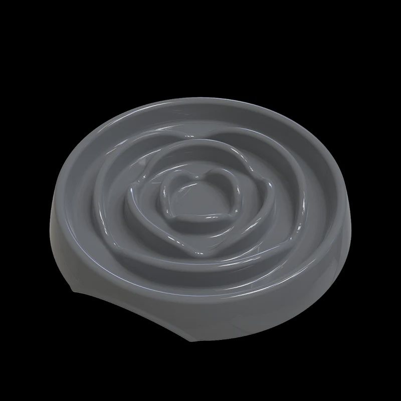 Messy Mutts - Grey Melamine Slow Feeder