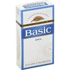 Basic Blues 100's Cigarettes
