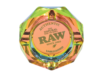 RAW Crystal Glass Ashtray's