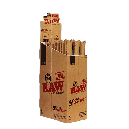 RAW 5 Stage Rawket Pre-Rolled Cones