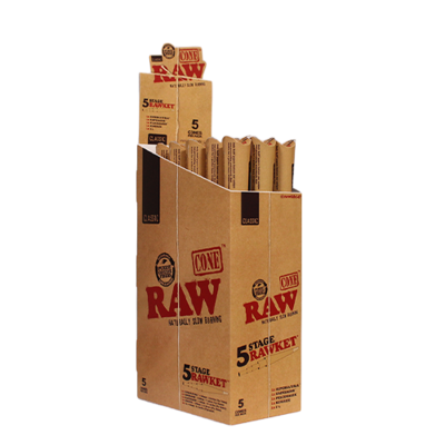 RAW 5 Stage Rawket Pre-Rolled Cones