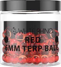 White Rhino 6MM Terp Balls Red