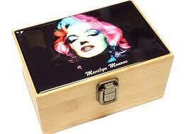 Cali Factory Medium Storage/Stash Box W/ Glass Jar &amp; Grinder