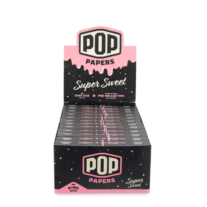 Pop Papers Rolling Paper&#39;s with Flavored Tips