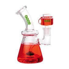Ooze Glycerin Chilled Glass Water Pipe Glyco-Scarlet