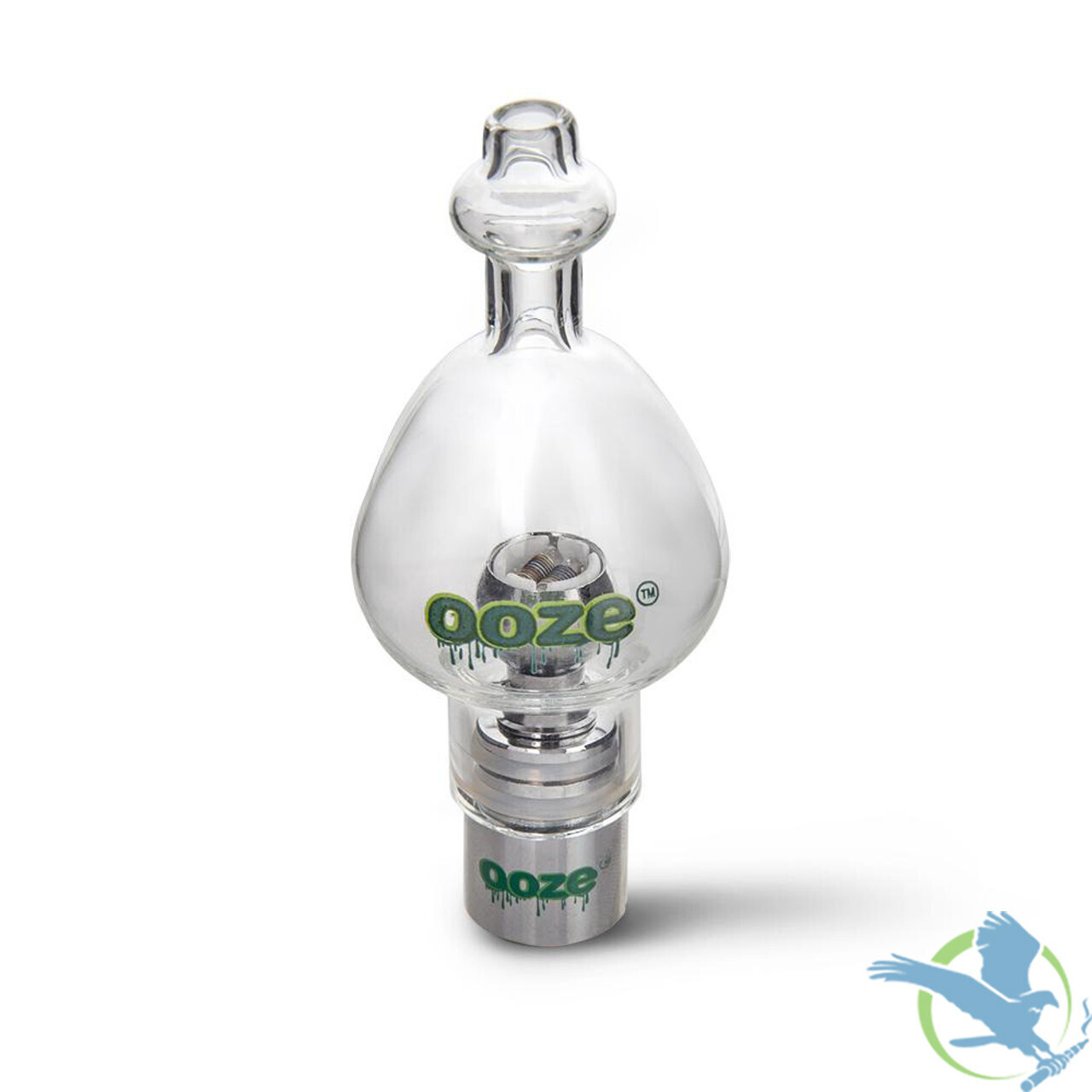 Ooze Glass Globe with Dual Quartz Coil