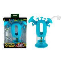 Ooze Trip Silicone Glass Water Pipe/ Bubbler Teal