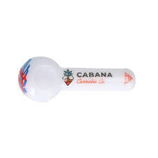Cabana Cannabis Co. The Afterglow 5&quot; Spoon Hand Pipe (White)