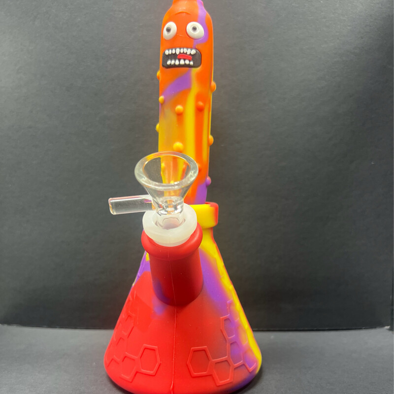 Pickle Rick Silicone Waterpipe