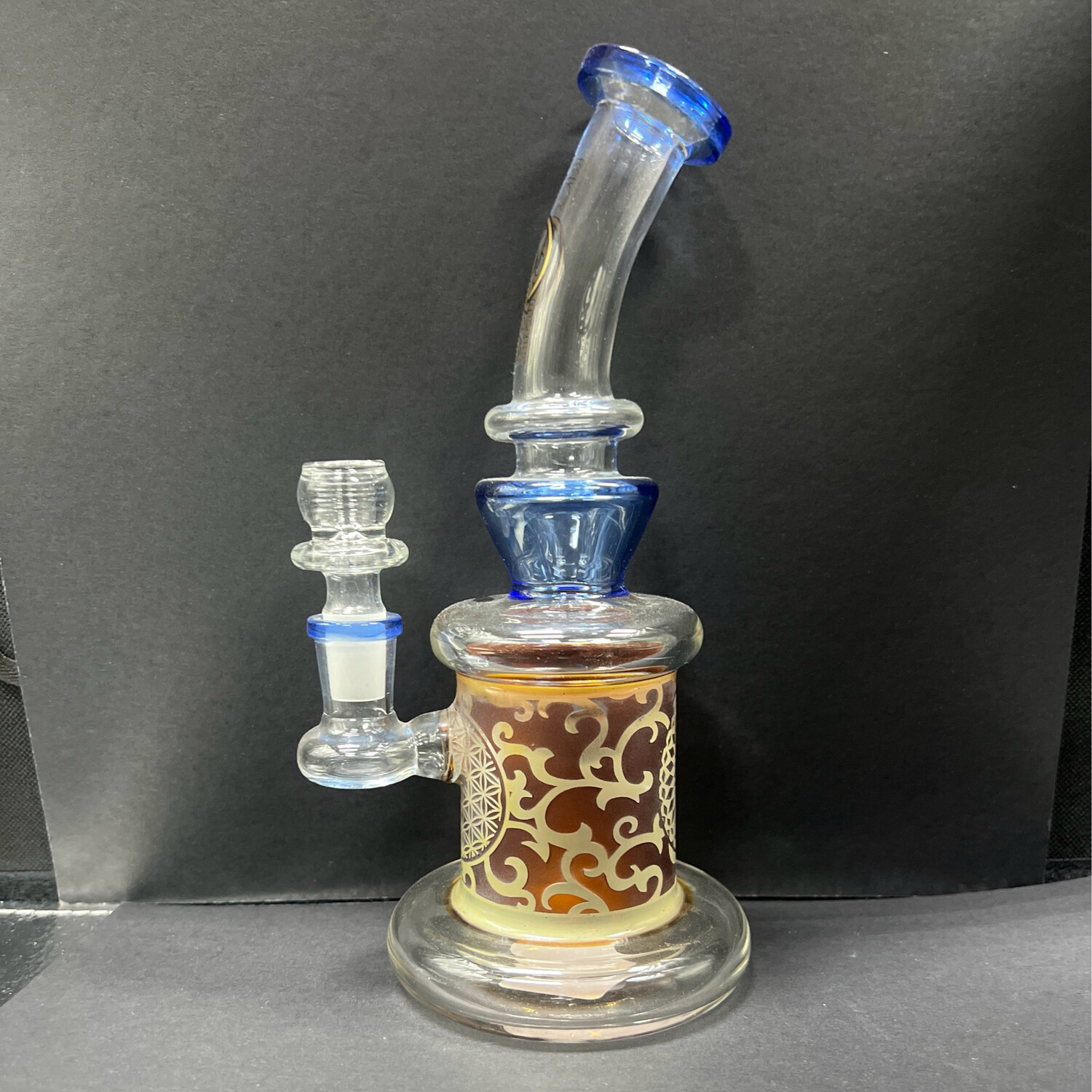 Big Mom 8&quot; Blue Jade Waterpipe