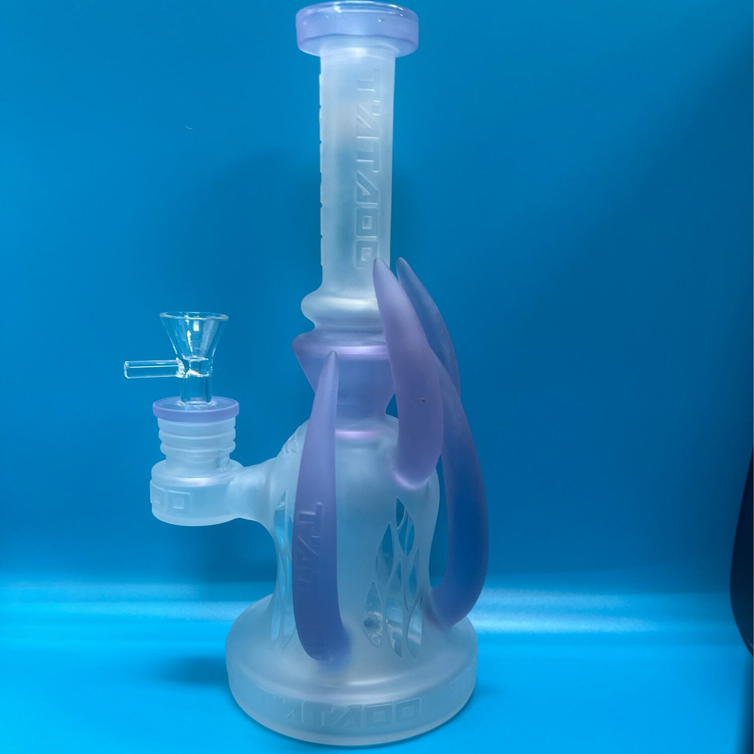 10&quot; Tataoo Frosted Spikes Waterpipe
