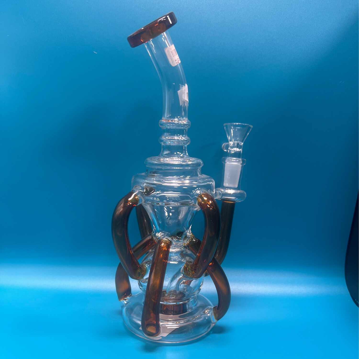 Amber Shower Perc Recycle Waterpipe