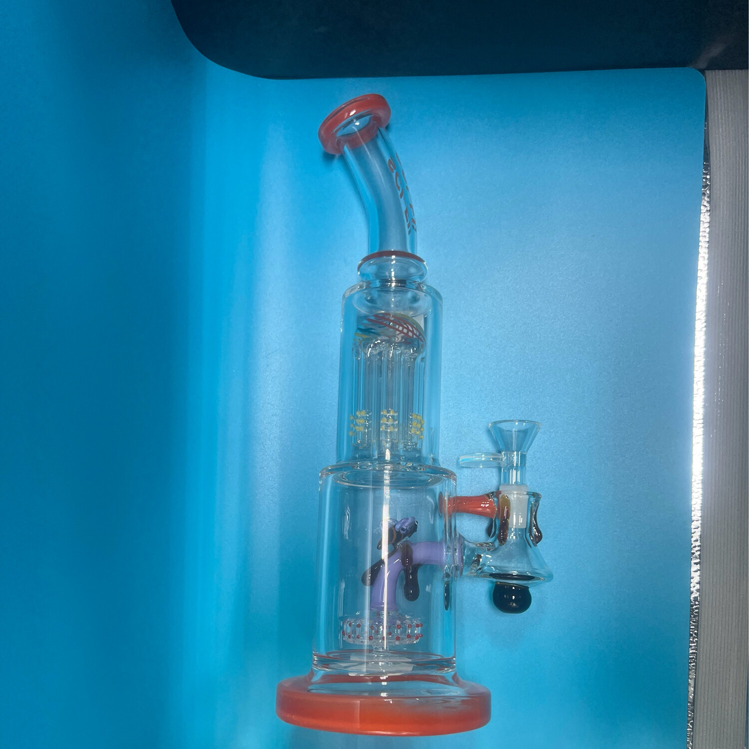 Sci-Fi Glass Orange Waterpipe