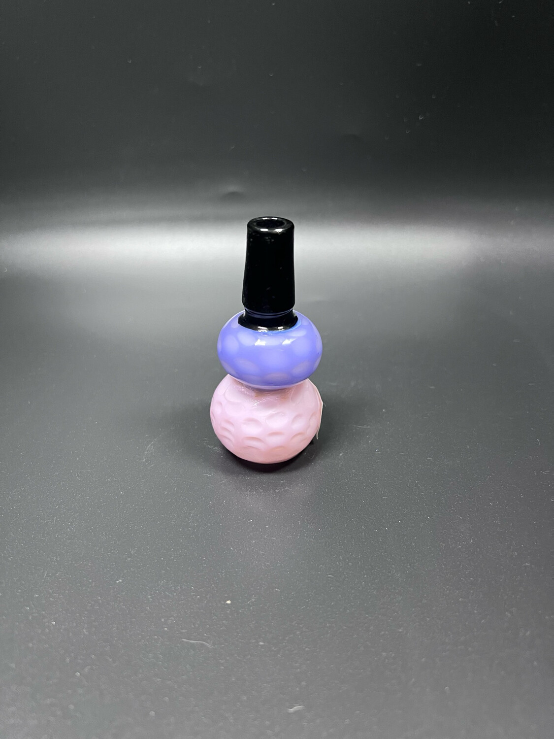 14MM Male Bubble Design Bowl, Colour: Pink &amp; Purple