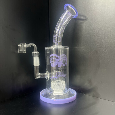 Cheech &amp; Chong Milky Purple Dab Rig