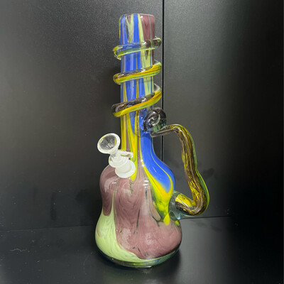Multi Colored Waterpipe w/ Handle