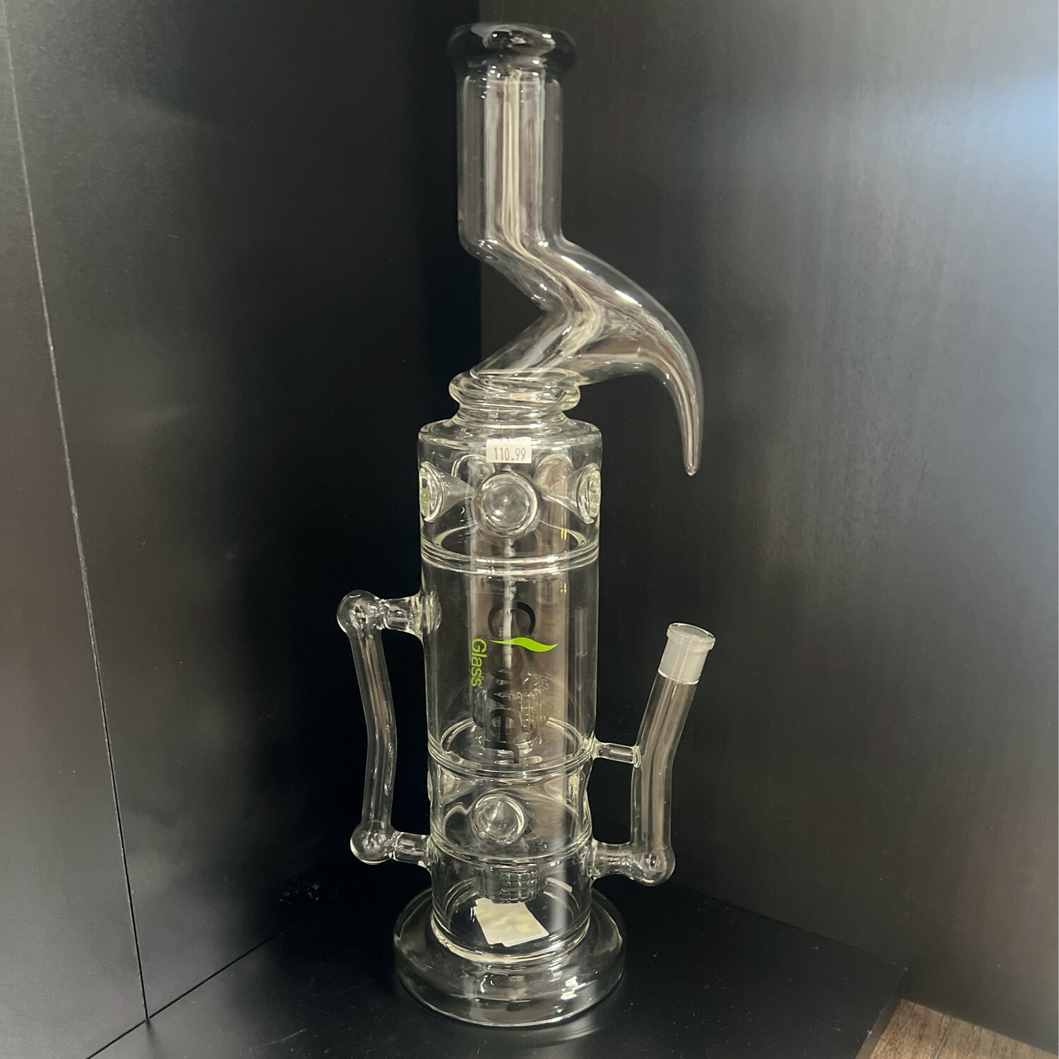 18&quot; Clover Glass Big Body Waterpipe