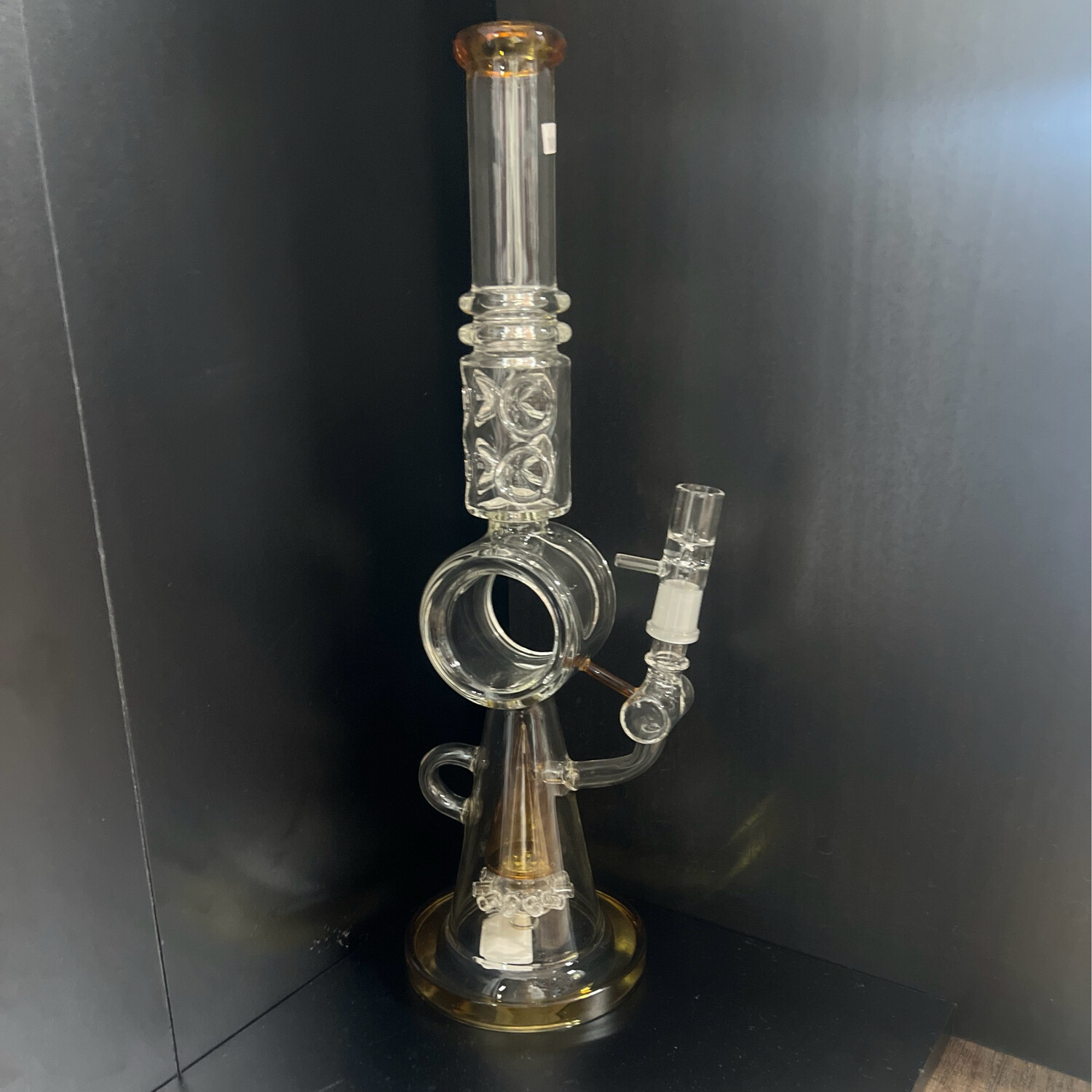 Large Yellow Tinted Waterpipe