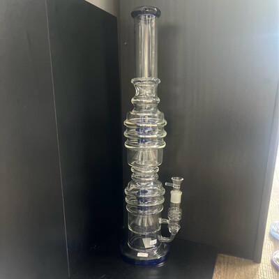 22" Double Perc Showering Ring Waterpipe