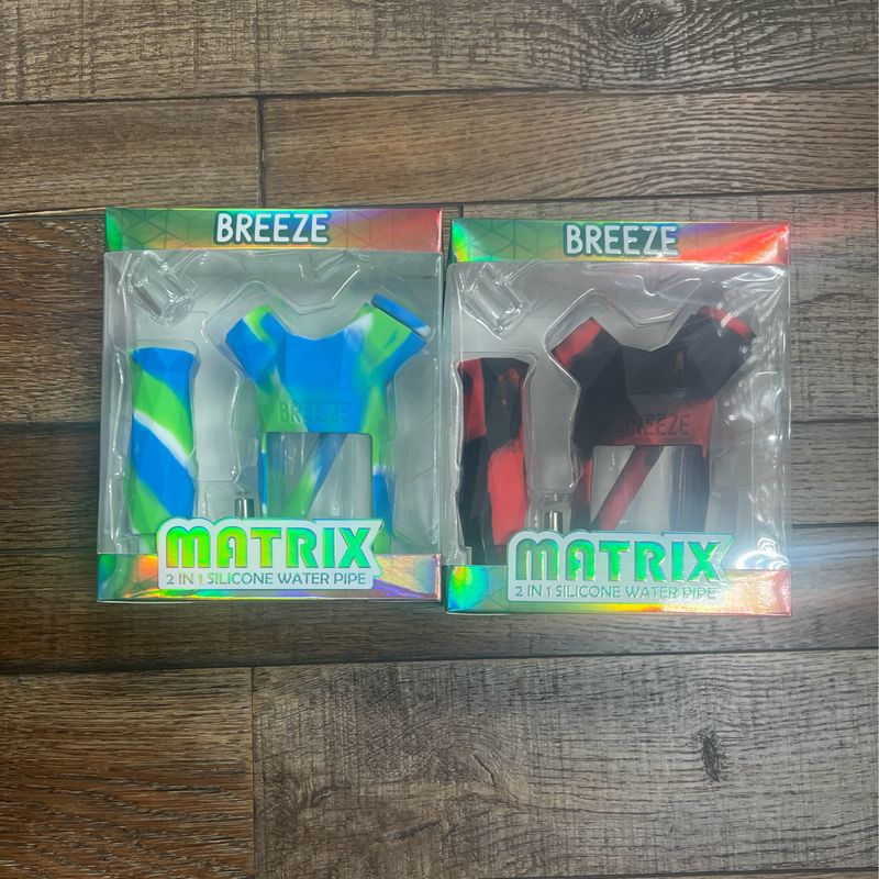 Breeze Matrix Silicone Waterpipe Set