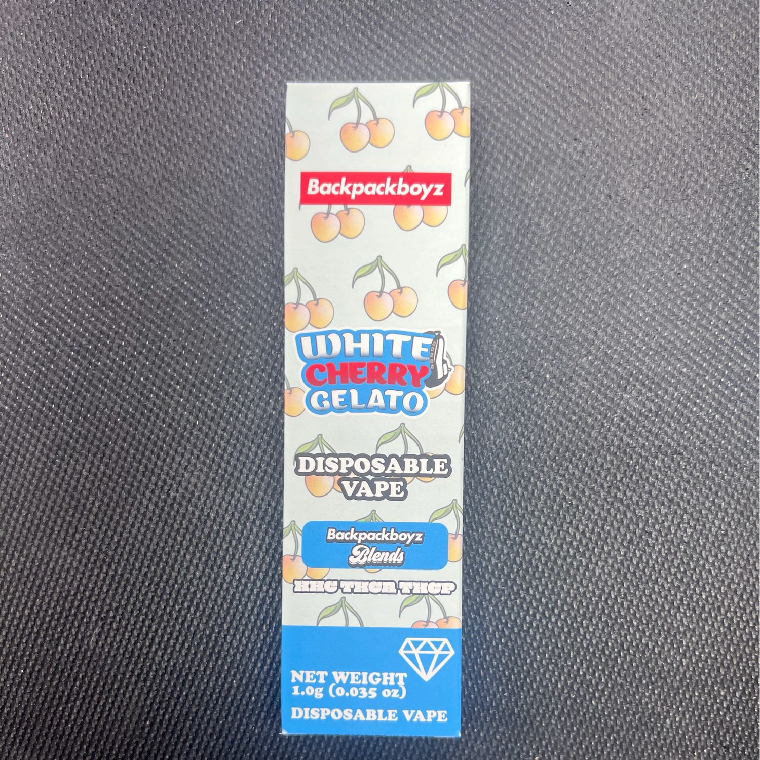 Backpackboyz HHC Disposable Vape&#39;s, Flavor: White Cherry Gelato