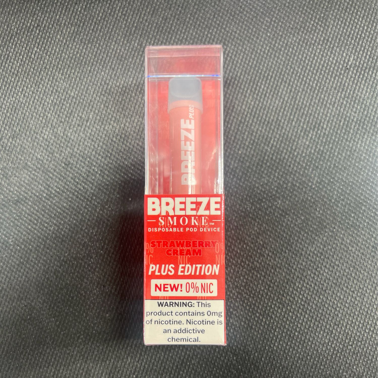 Breeze Plus 0% Nic Edition, Flavor: Strawberry Cream