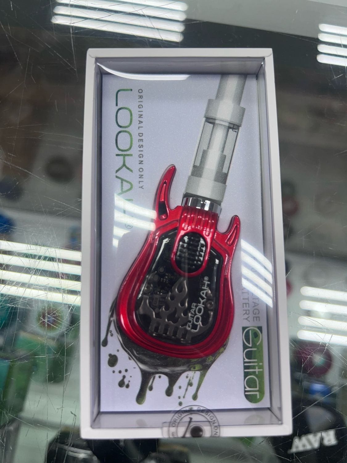 Lookah Guitar Battery, Colour: Red