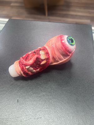 6" Clay Monster Handpipe
