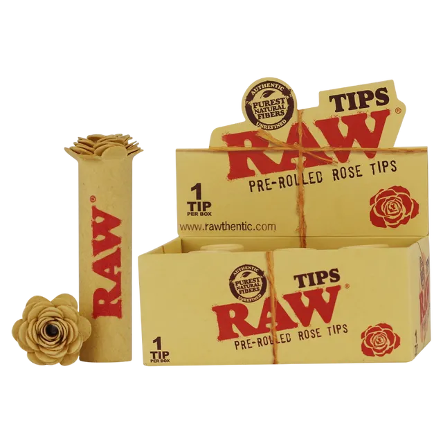 RAW Pre-Rolled Rose Tips