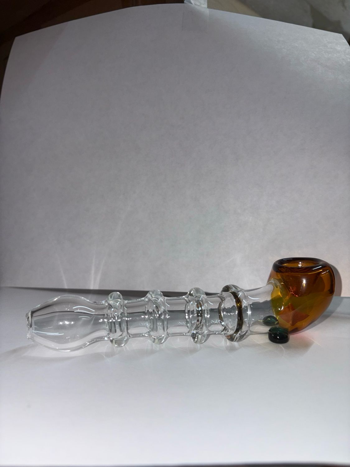 4 Ring Colored Tip Hand Pipe