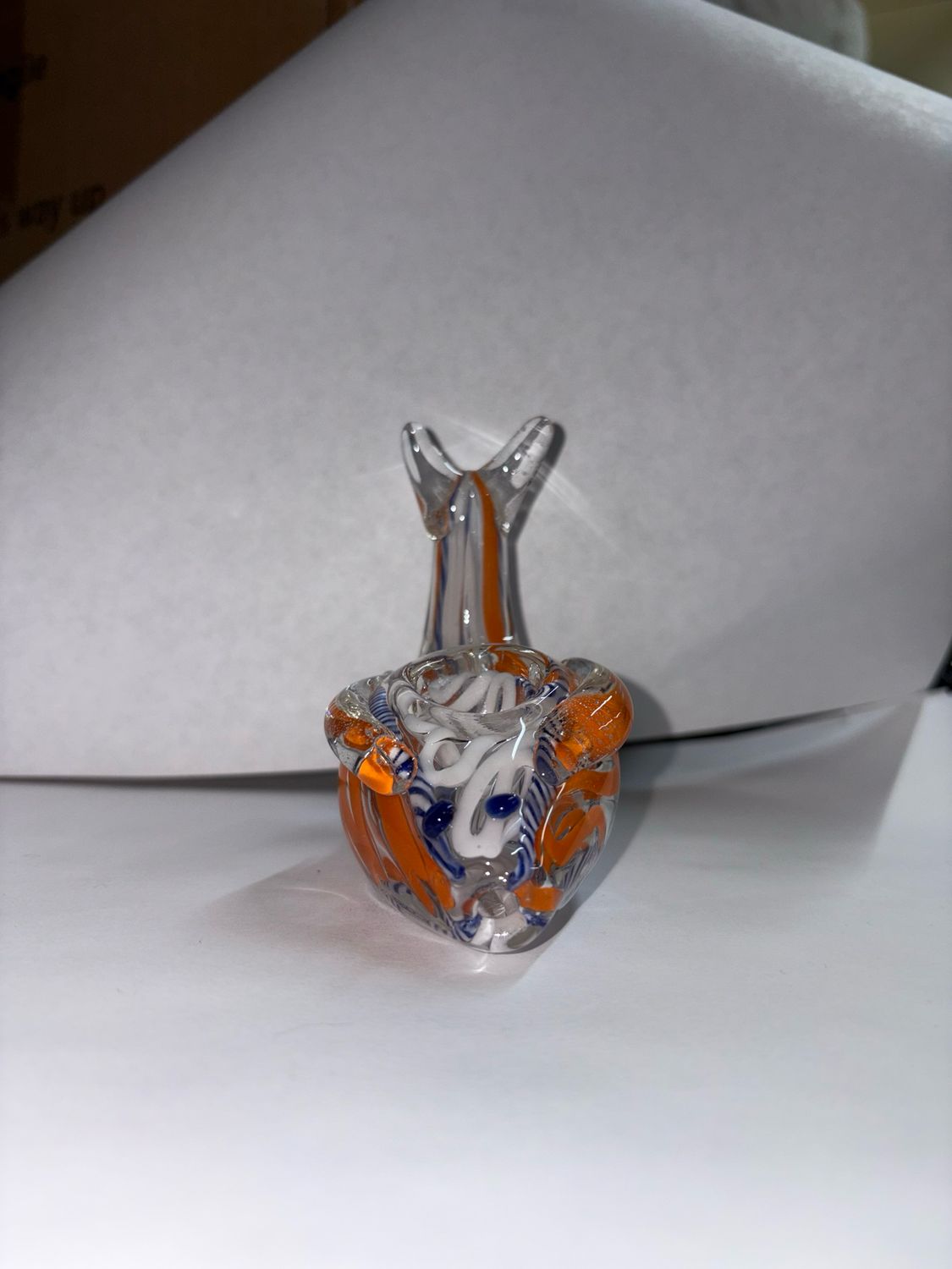 Multi-Colored Whale Hand Pipe