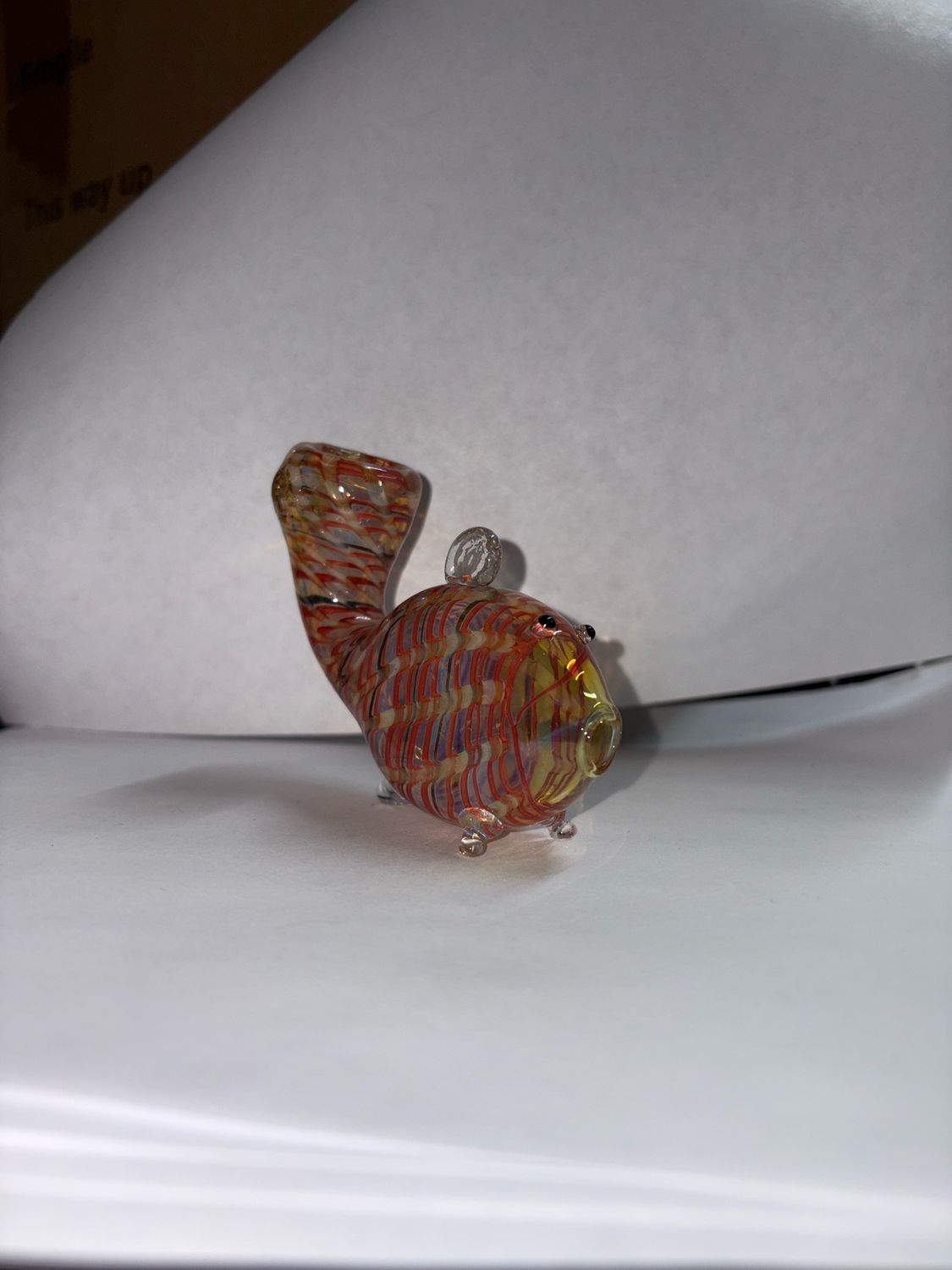 Multi-Colored Fish Hand Pipe