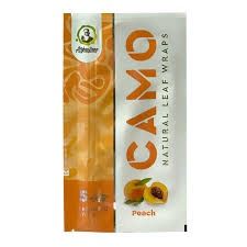 Camo Natural Leaf Wrap, Flavor: Peach