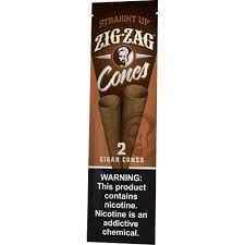 Zig Zag Cigar Cones, Flavor: Straight Up