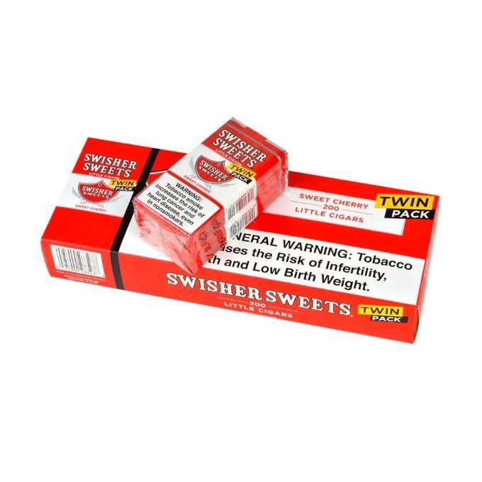 Swisher Sweets Mini Cigarillo, Flavor: Sweet Cherry, Size: 20 Pack Twin Pack
