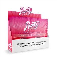 Runtz Wraps Leaf Wrap, Flavor: Fresh Strawberry