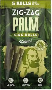 Zig Zag Palm King Size Rolls, Flavor: Natural, Size: 5 Pack