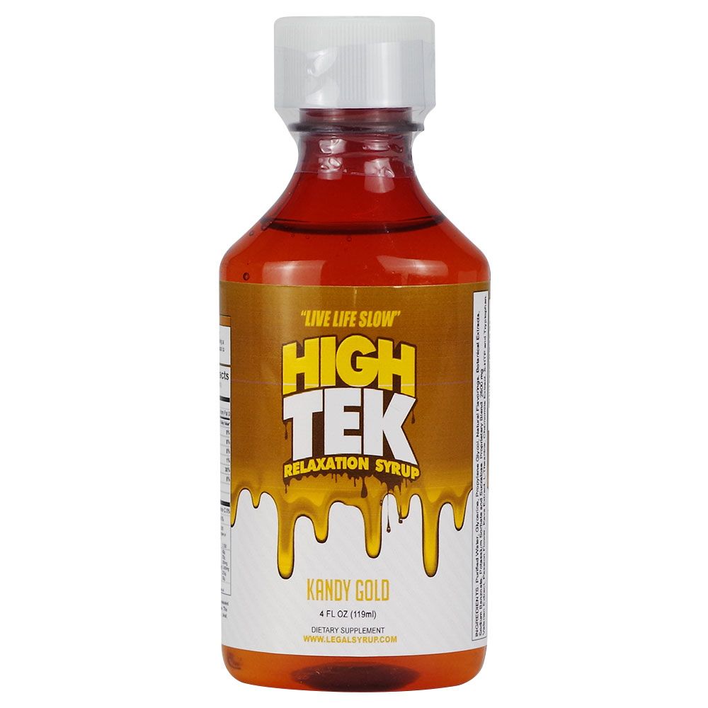 High Tek Relaxation Syrup, Flavor: Kandy Gold