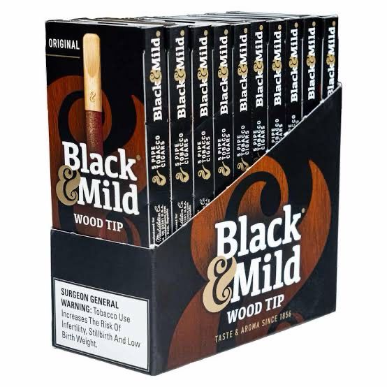 Black &amp; Mild Cigars, Flavor: Original, Material: Wood Tip, Size: 5 Pack