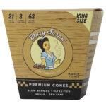 Blazy Susan Pre-Rolled Cones, Colour: Brown, Size: King Size, Style: 3 Pack