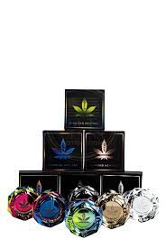 aLeaf Diamond Glass Ashtray