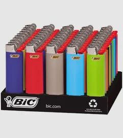 Bic Lighters Assorted Colors