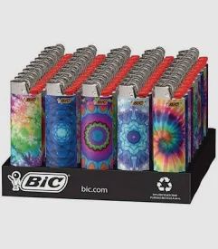 Bic Lighters Assorted Colors, Colour: Psychedelic